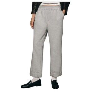 Anthropologie Maeve Tailored City Swetpants Heathered Gray Size XL New